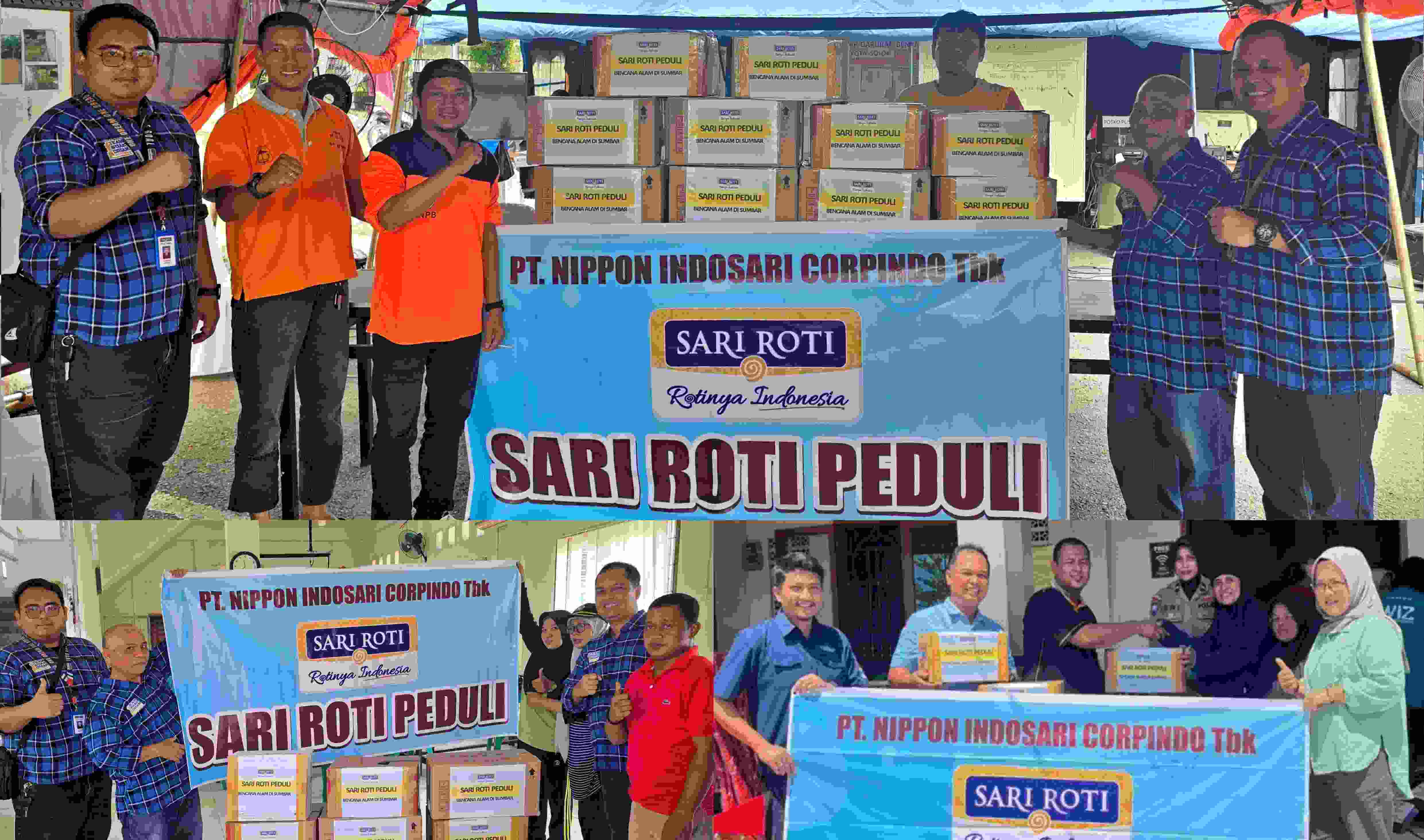 Sari Roti Peduli Banjir Bandang Sumatera Barat