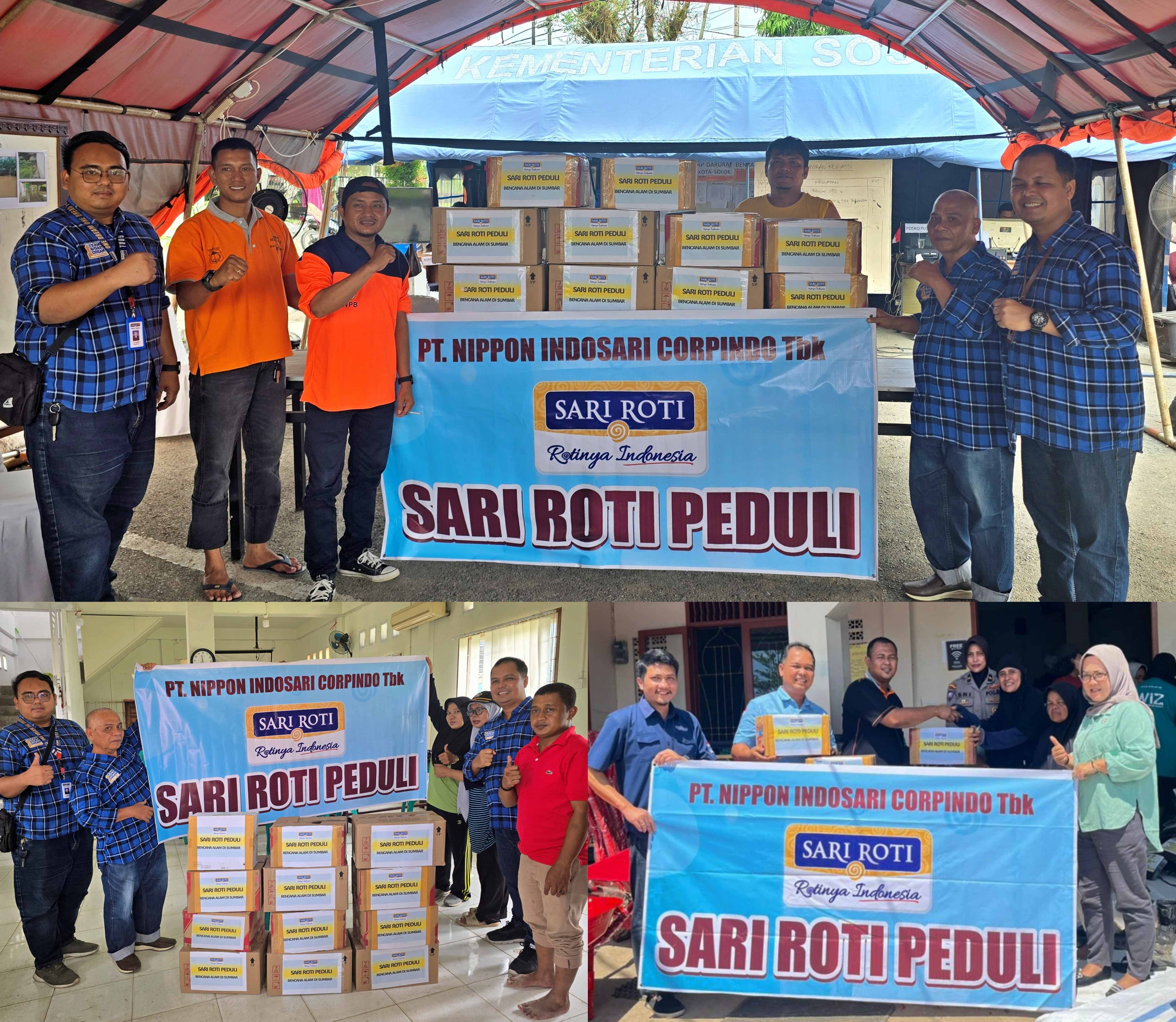 Sari Roti Peduli Banjir Bandang Sumatera Barat