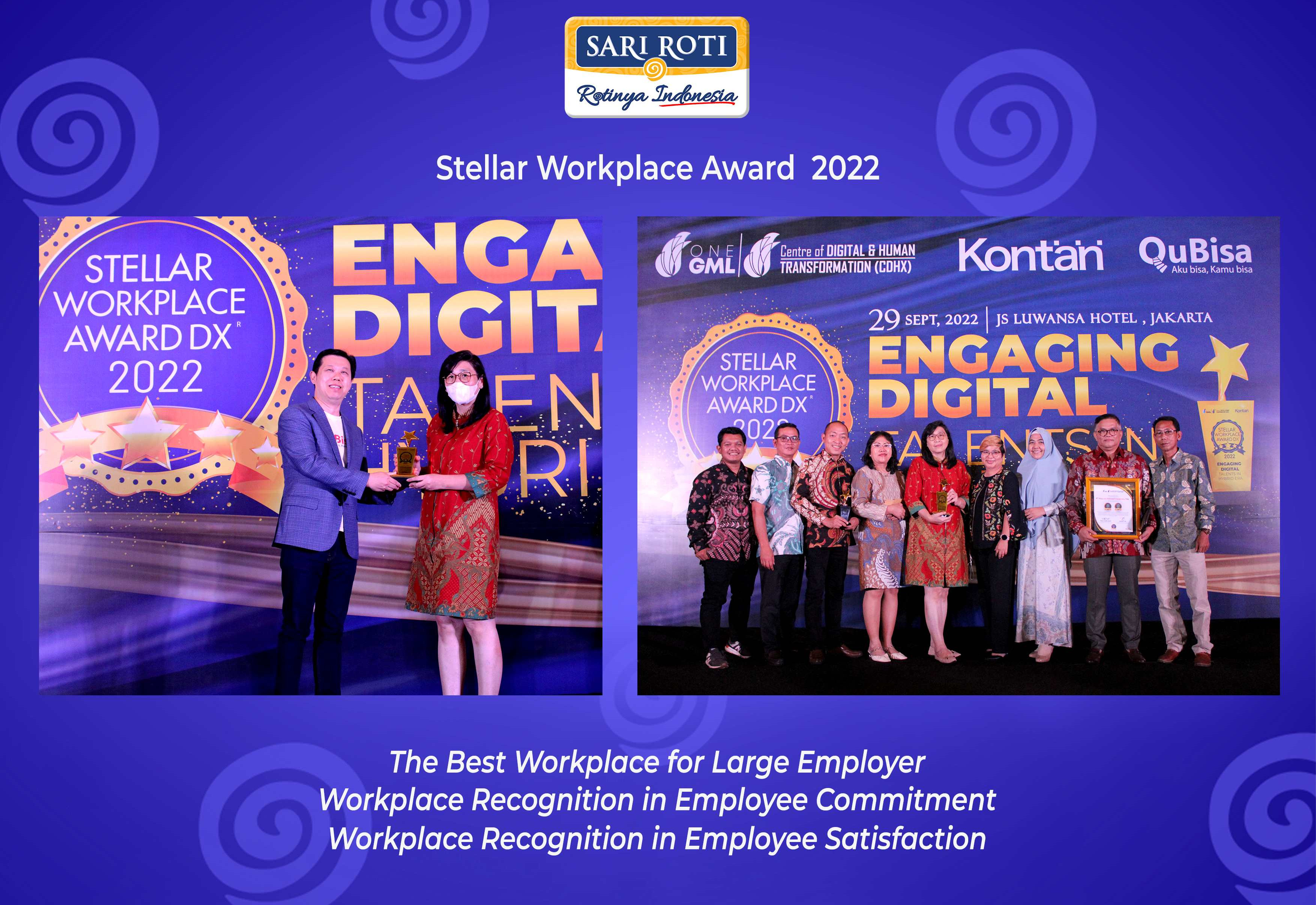 Sari Roti Wins “The Best Workplace Award 2022”
